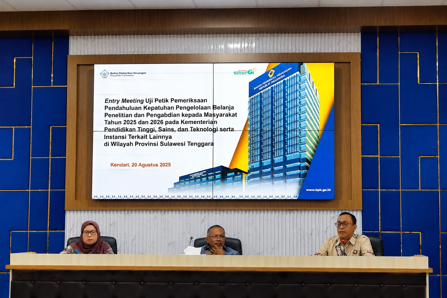 LPPM UM Buton Hadiri Uji Petik BPK Terkait Penelitian dan PkM