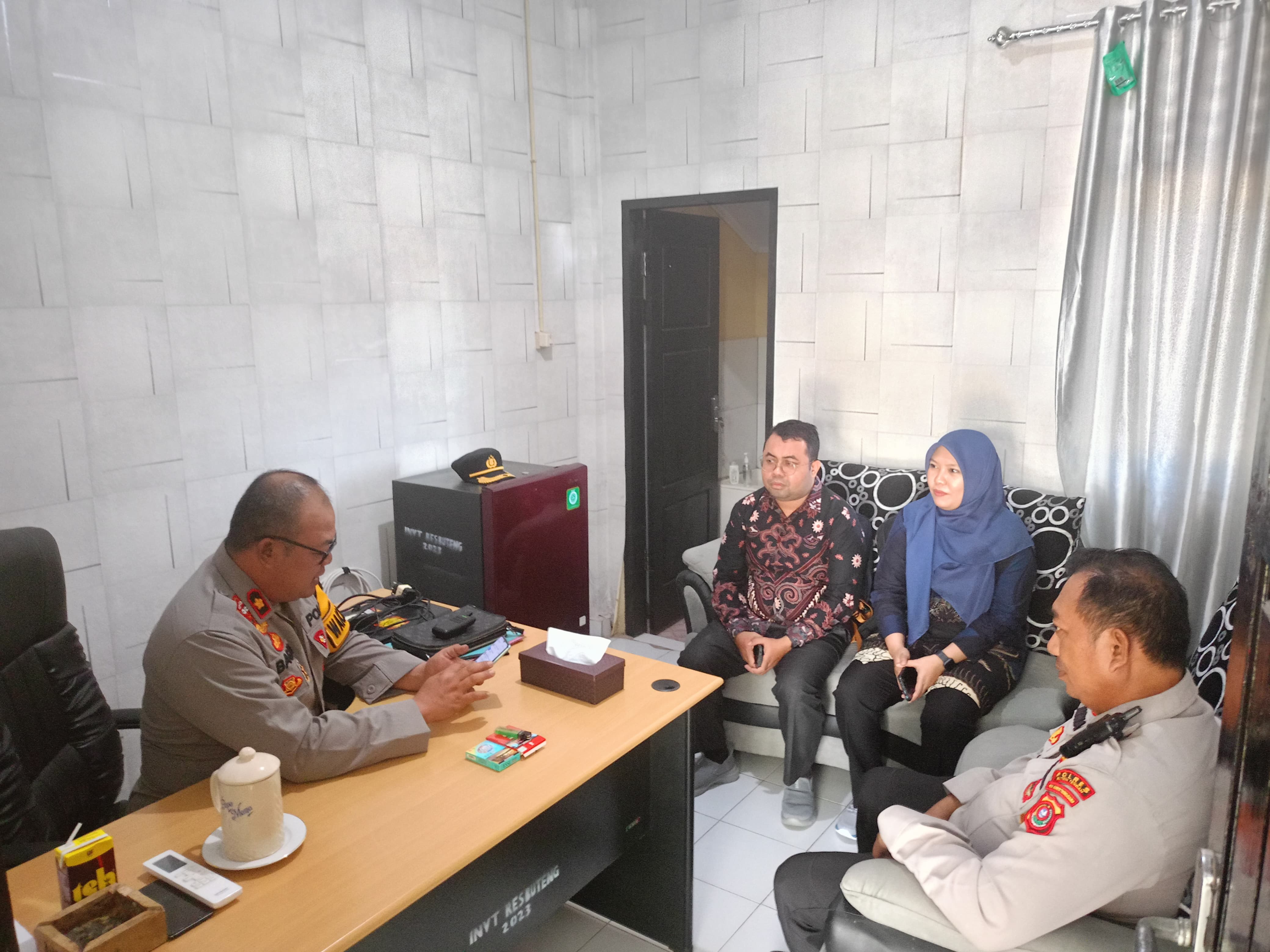 Polres Buton Tengah Sambut Kedatangan Tim Peneliti dari UM Buton untuk Kajian Akademik Tindak Pidana Pencabulan