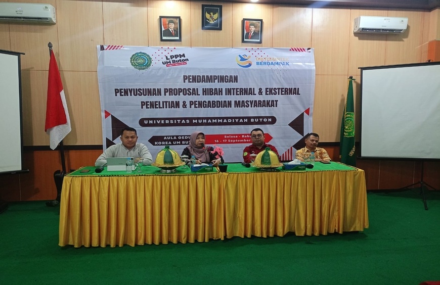 LPPM UM Buton Gelar Pendampingan Penyusunan Proposal Hibah Internal dan Eksternal